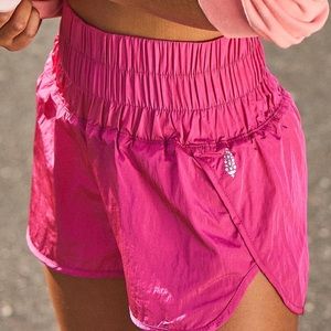 Free People the way home athletic shorts fuschia size S